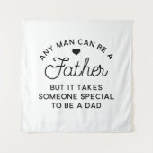 Tenture Conception de devis papa spécial (Devant)