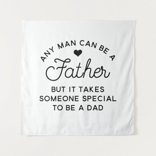 Tenture Conception de devis papa spécial (Devant)