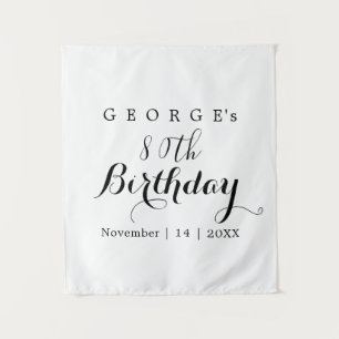 Tenture Conception de fête d'anniversaire en typographie m