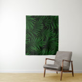 Tenture Conception de feuilles de palmier tropical luxuria (En situation)