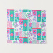 Tenture Conception de fleurs vibrantes en fleurs (Devant (Horizontal))
