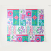 Tenture Conception de fleurs vibrantes en fleurs (Devant (Horizontal))