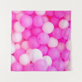 Tenture Conception de fond festif avec ballons roses. (Devant (Horizontal))
