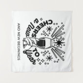 Tenture Conception de la fête du Nouvel An (Devant (Horizontal))