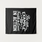 Tenture Conception de la motivation chrétienne - Foi, Amou (Devant (Horizontal))