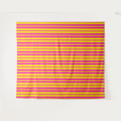 Tenture Conception de motif à rayures élégantes rose jaune (Devant (Horizontal))