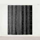 Tenture Conception de motif abstrait irrégulier gris noir (Devant)