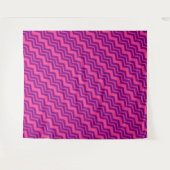 Tenture Conception de motif chevron rose et violet (Devant (Horizontal))