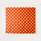 Tenture Conception de motif de soleil ensoleillé sur fond (Devant (Horizontal))