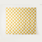 Tenture Conception de motif de soleil ensoleillé sur fond (Devant (Horizontal))