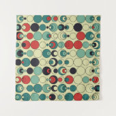 Tenture Conception de motif géométrique abstrait sans cout (Devant)