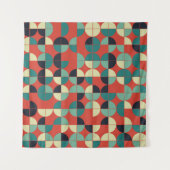 Tenture conception de motif géométrique sans couture (Devant (Horizontal))