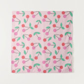 Tenture Conception de motif sans couture de cerise mignonn (Devant (Horizontal))