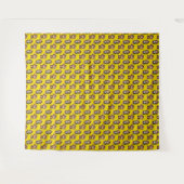 Tenture Conception de motif singe jaune  (Devant (Horizontal))