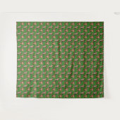 Tenture Conception de motif singe vert  (Devant (Horizontal))