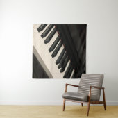 Tenture Conception de piano cool (En situation (horizontale))