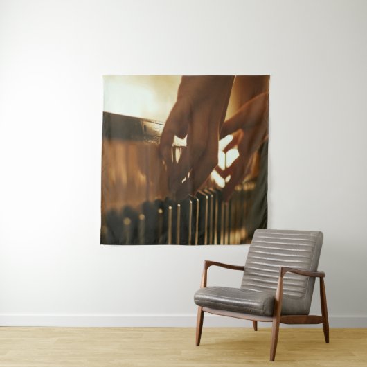 Tenture Conception de piano incroyable (En situation (horizontale))