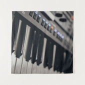 Tenture Conception de piano mignonne (Devant (Horizontal))