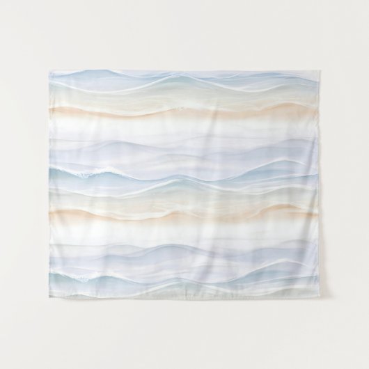 Tenture Conception de plage de vague océanique 365 (Devant (Horizontal))