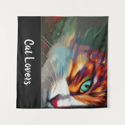 Tenture Conception des yeux de chat (Devant (Horizontal))