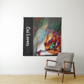 Tenture Conception des yeux de chat (En situation (horizontale))