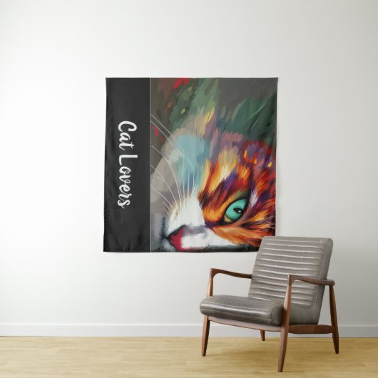 Tenture Conception des yeux de chat (En situation (horizontale))