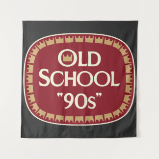 Tenture Conception d'étiquette de malt liquor Old School 9