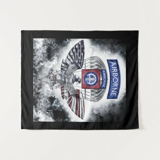 Tenture Conception d'explosifs de la 82e division aéroport (Devant (Horizontal))