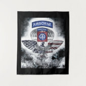 Tenture Conception d'explosifs de la 82e division aéroport (Devant)