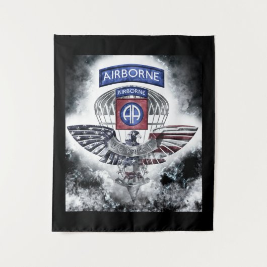 Tenture Conception d'explosifs de la 82e division aéroport (Devant)