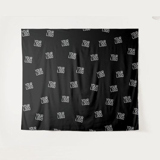 Tenture Conception disposée de manière aléatoire, logo ou  (Devant (Horizontal))