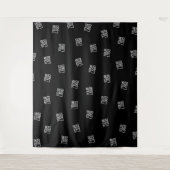 Tenture Conception disposée de manière aléatoire, logo ou (Devant)