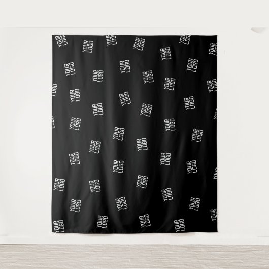 Tenture Conception disposée de manière aléatoire, logo ou  (Devant)