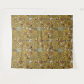Tenture Conception florale moderne de Wattle Floral jaune  (Devant (Horizontal))