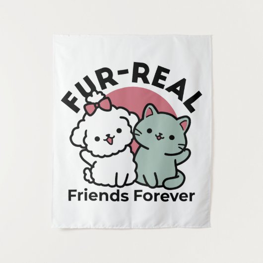 Tenture Conception "Fur-Real Friends Forever" (Devant)