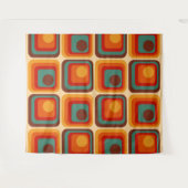 Tenture Conception géométrique du style rétro de la mi-ann (Devant (Horizontal))