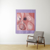 Tenture Conception inspirée de la pleine conscience et de  (En situation)