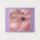 Tenture Conception inspirée de la pleine conscience et de  (Devant (Horizontal))