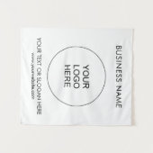 Tenture Conception personnalisée de fond pour événements S (Devant (Horizontal))