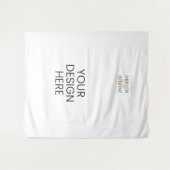 Tenture Conception personnalisée Impression en arrière-pla (Devant (Horizontal))