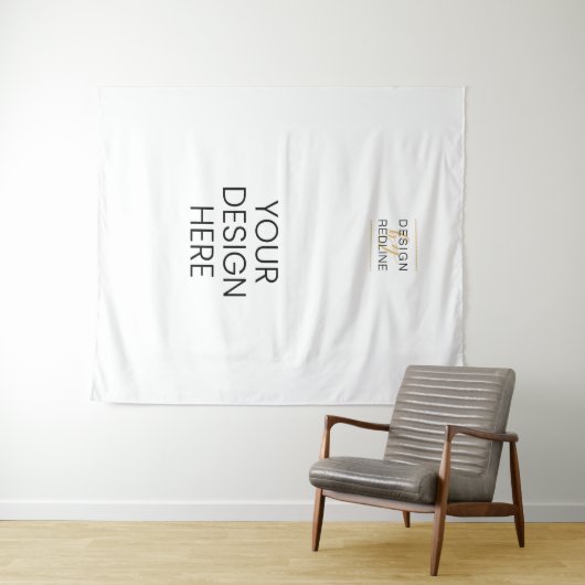 Tenture Conception personnalisée Impression en arrière-pla (En situation (horizontale))