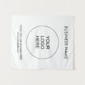 Tenture Conception Promotionnelle Pour Événements Séminair (Devant (Horizontal))