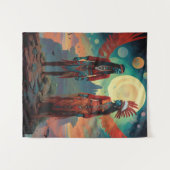 Tenture Conception spirituelle tribale (Devant (Horizontal))