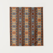 Tenture Conception sud-ouest Adobe Grey Brown Tribal Motif (Devant)