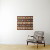 Tenture Conception sud-ouest Adobe Grey Brown Tribal Motif (En situation (horizontale))