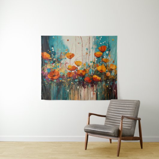 Tenture CONCEPTION TEXTILE motif (En situation (horizontale))