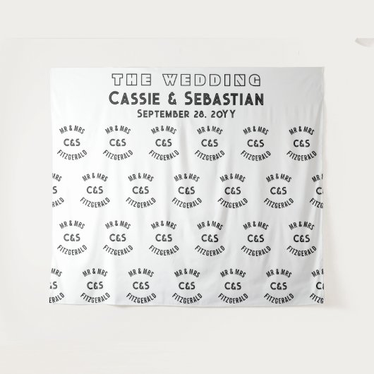 Tenture Concert Music Festival Step and Repeat Backdrop (Devant (Horizontal))