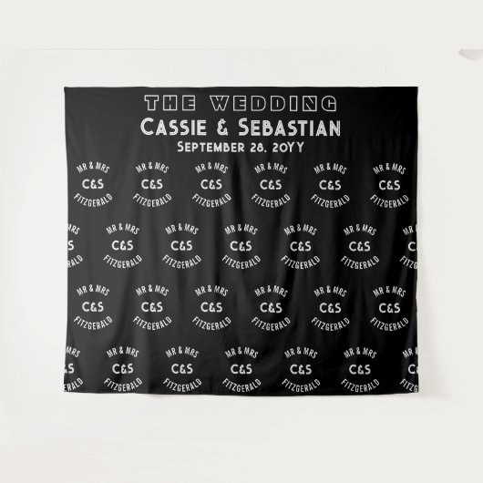 Tenture Concert Music Festival Step and Repeat Backdrop (Devant (Horizontal))