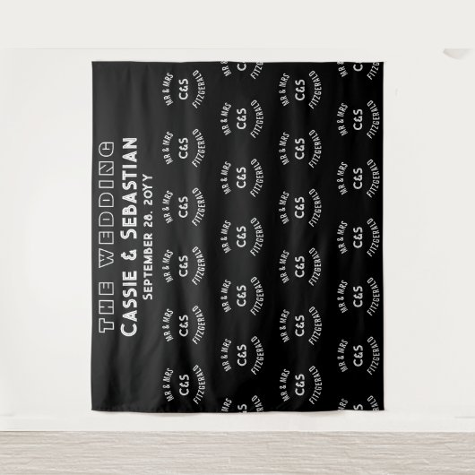 Tenture Concert Music Festival Step and Repeat Backdrop (Devant)