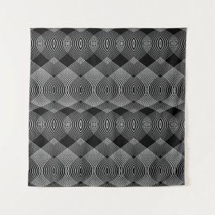 Tenture Concevez des lignes monochromes sans soudure motif